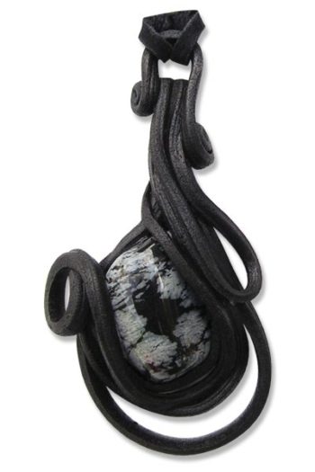 Anhänger mit Obsidian